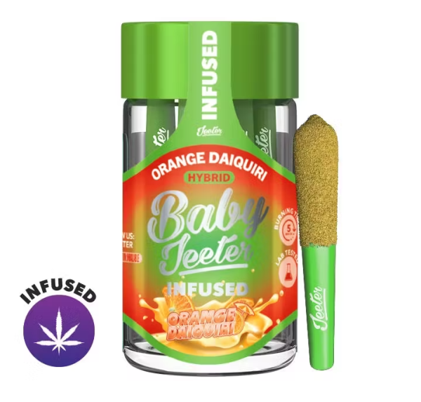 Baby Jeeter Pre-Roll - Orange Daiquiri – 2.5g 5 Pack