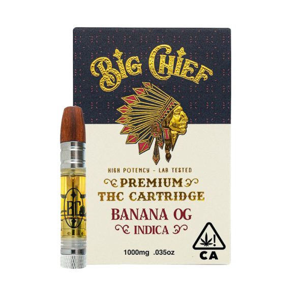 Big Chief 1g Carts - Banana OG