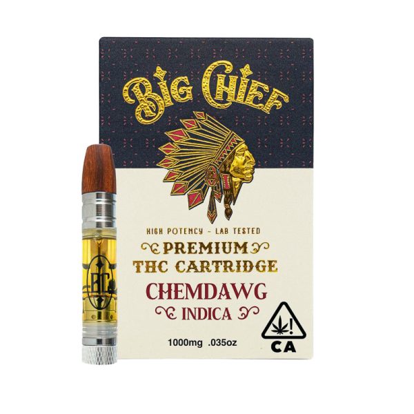 Big Chief 1g Carts - Chemdawg