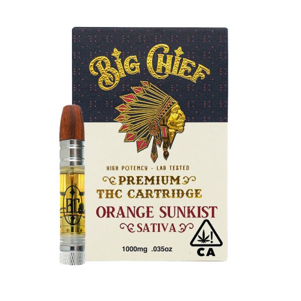 Big Chief 1g Carts - Orange Sunkist