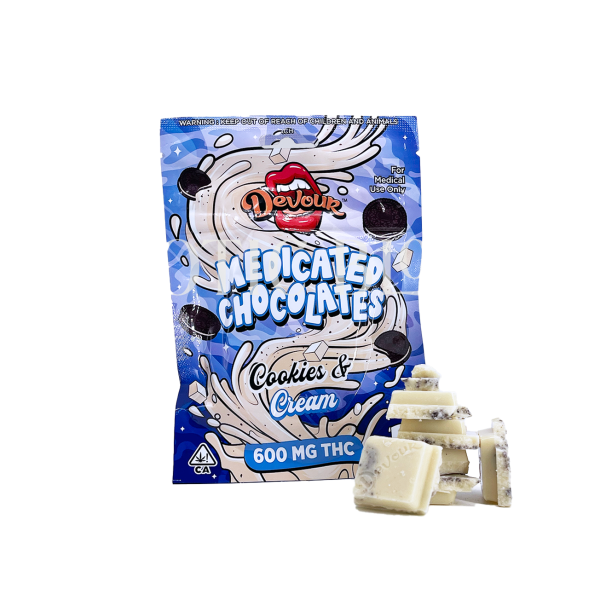 Devour Choco Bites 600mg - Cookies & Cream - Image 2