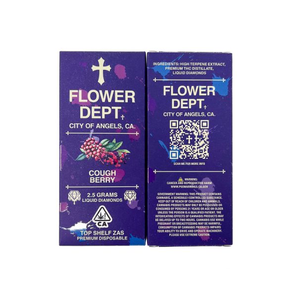 Flower Dept (2.5G) Liquid Diamond Disposable - Cough Berry