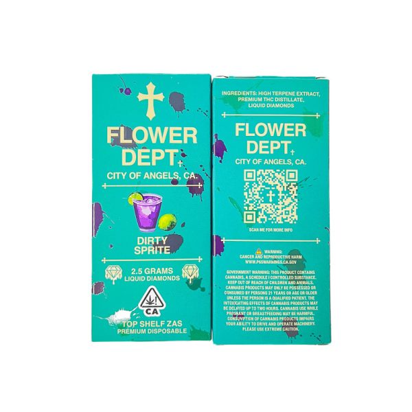 Flower Dept (2.5G) Liquid Diamond Disposable - Dirty Sprite