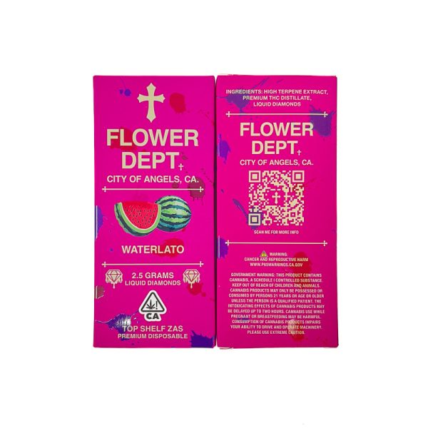 Flower Dept (2.5G) Liquid Diamond Disposable - Waterlato