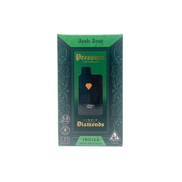 Pressure Liquid Diamonds Disposable (3.5g) - Apple Zoap