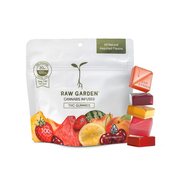 Raw Garden Gummies 100mg - Assorted Flavors