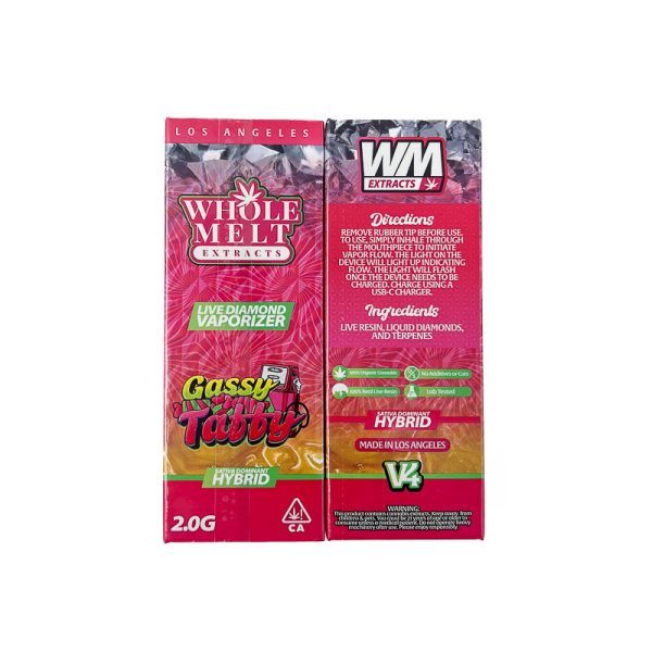 Whole Melts (2G) Live Diamond Disposable - Gassy Taffy