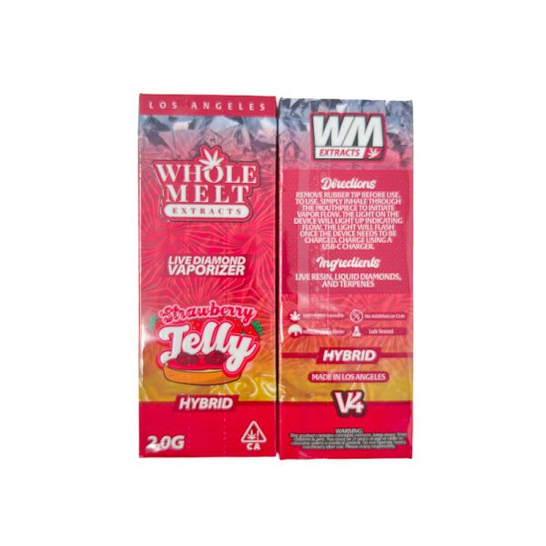 Whole Melts (2G) Live Diamond Disposable - Strawberry Jelly