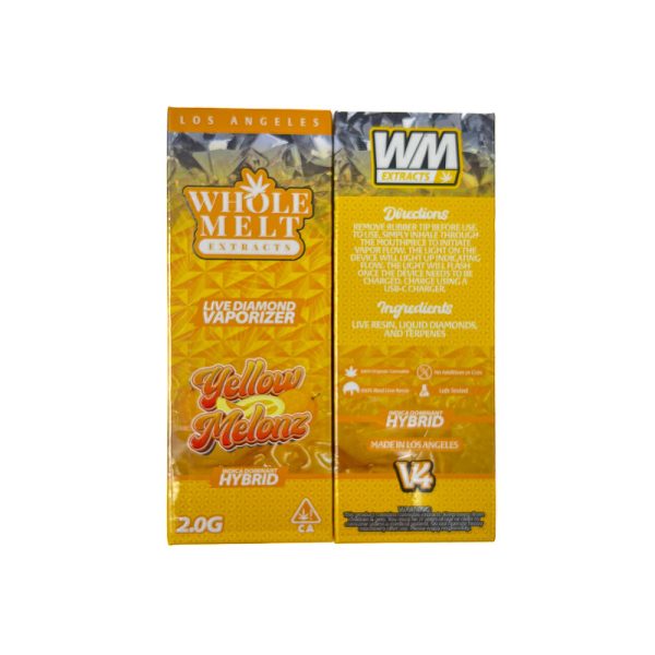 Whole Melts (2G) Live Diamond Disposable - Yellow Melonz