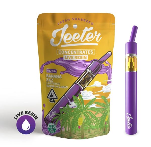 Jeeter Juice Live Resin 0.5g Disposable - Banana Zkittlez