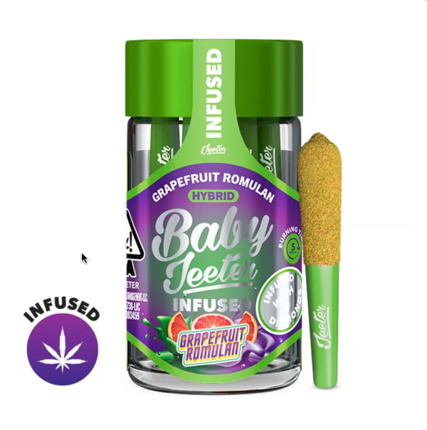 Baby Jeeter Pre-Roll - Grapefruit Romulan – 2.5g 5 Pack