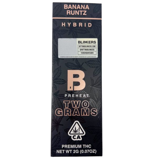 Blinkers Disposable Vapes (2G) - Banana Runtz - Image 2