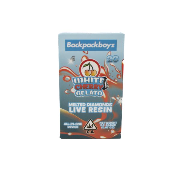 Backpackboyz Live Resin Disposable Vape (2G) - White Cherry Gelato