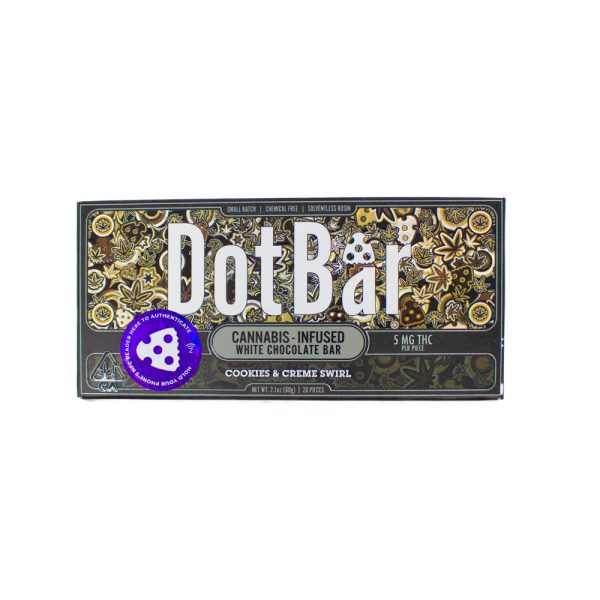 Dotbar Rosin Choco Bar (100mg) - Cookies & Cream Swirl