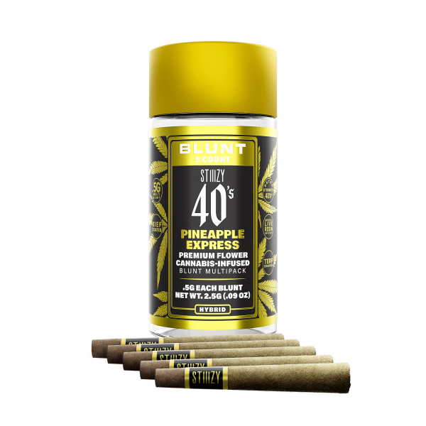 Stiiizy 40's Infused Blunts - Pineapple Express - 2.5g 5 Pack