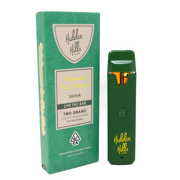 HIDDEN HILLS LIVE LIQUID DIAMONDS VAPE 2G – Tropical Face Punch