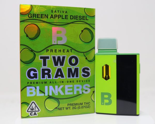 Blinkers 2g Disposable - Green Apple Diesel