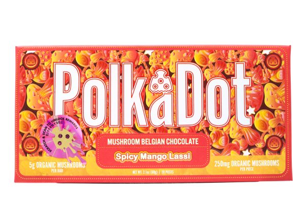 Polka Dots Magic Chocolate (5g) - Spicy Mango Lassi