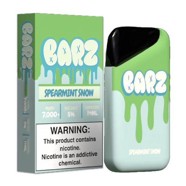 Bars Nicotine Vape - Spearmint Snow