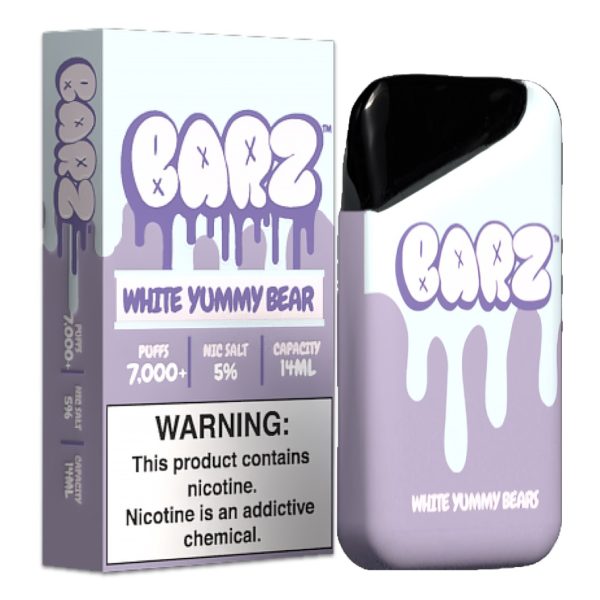 Bars Nicotine Vape - White Yummy Bear