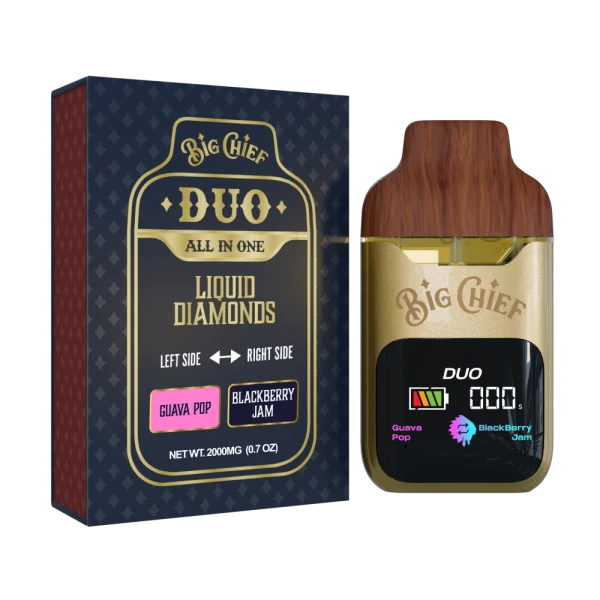 Big Chief Duo All in One 2g - Guava Pop & Blackberry Jam