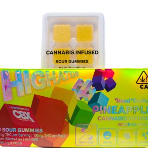 Highatus Gummies (100mg) - Pineapple
