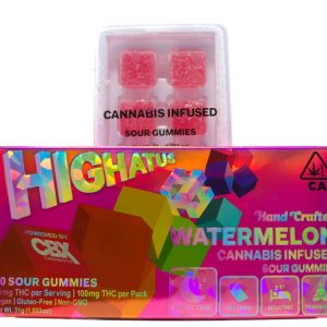 Highatus Gummies (100mg) - Watermelon