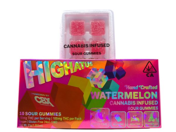 Highatus Gummies (100mg) - Watermelon
