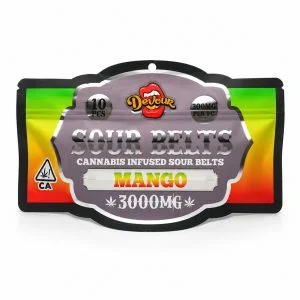 Devour Sour Belts (3000mg) – Mango