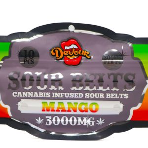 Devour Sour Belts (3000mg) – Mango