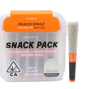 Boutiq Prerolls (2.5g) - Peach Ringz