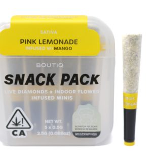 Boutiq Prerolls (2.5g) - Pink Lemonade
