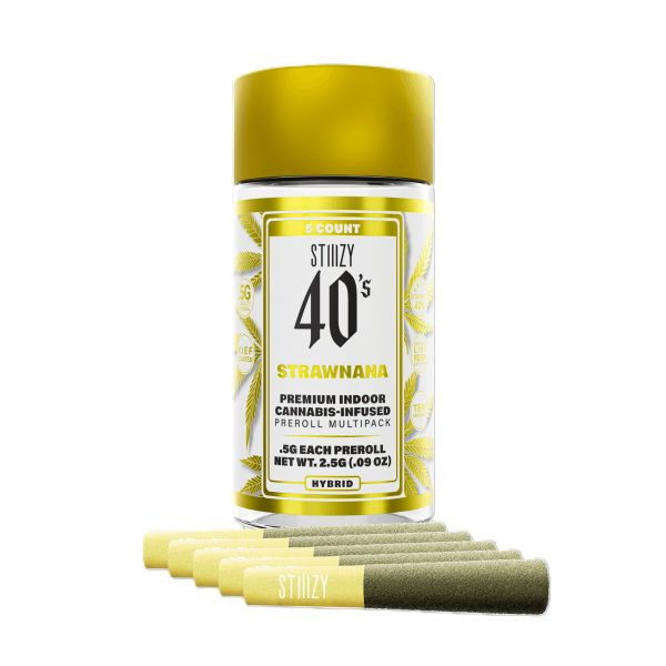 Stiiizy 40's Pre roll Joints (2.5g) - Strawnana