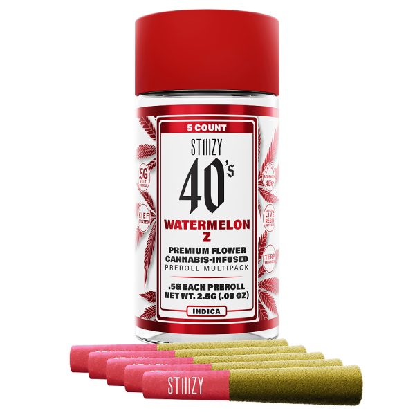 Stiiizy 40's Pre roll Joints (2.5g) - Watermelon Z