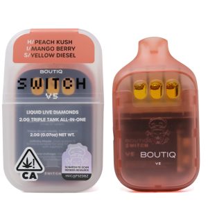 Boutiq Switch V5 (2g) - Peach Kush x Mango Berry x Yellow Diesel