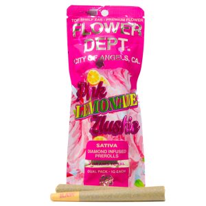 Flower Dept Diamond Infused Prerolls (2g) - Pink Lemonade Zlushie