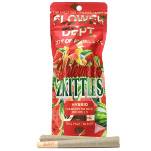 Flower Dept Diamond Infused Prerolls (2g) - Watermelon Zkittles