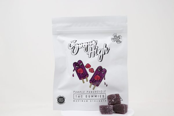 Sugar High Gummies w/ Nanotech (500mg) - Purple Punchsicle