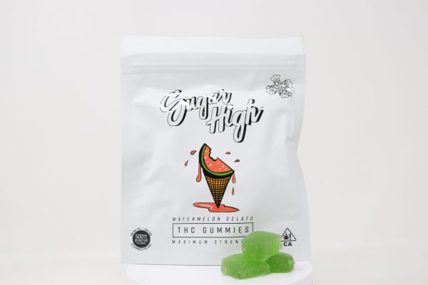 Sugar High Gummies w/ Nanotech (500mg) - Watermelon Gelato
