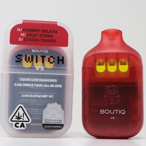 Boutiq Switch V5 (2g) - Cherry Gelato x Fruit Stripe x Straw-Tangie