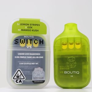 Boutiq Switch V5 (2g) - Lemon Stripes x OZK x Mango Kush