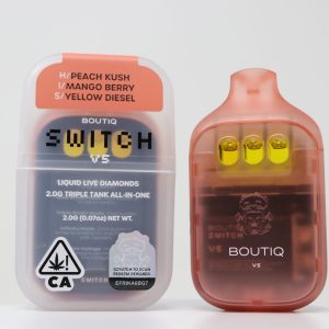 Boutiq Switch V5 (2g) - Peach Kush x Mango Berry x Yellow Diesel
