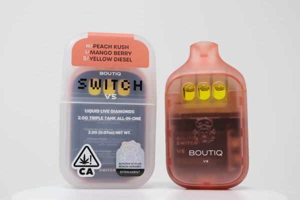 Boutiq Switch V5 (2g) - Peach Kush x Mango Berry x Yellow Diesel