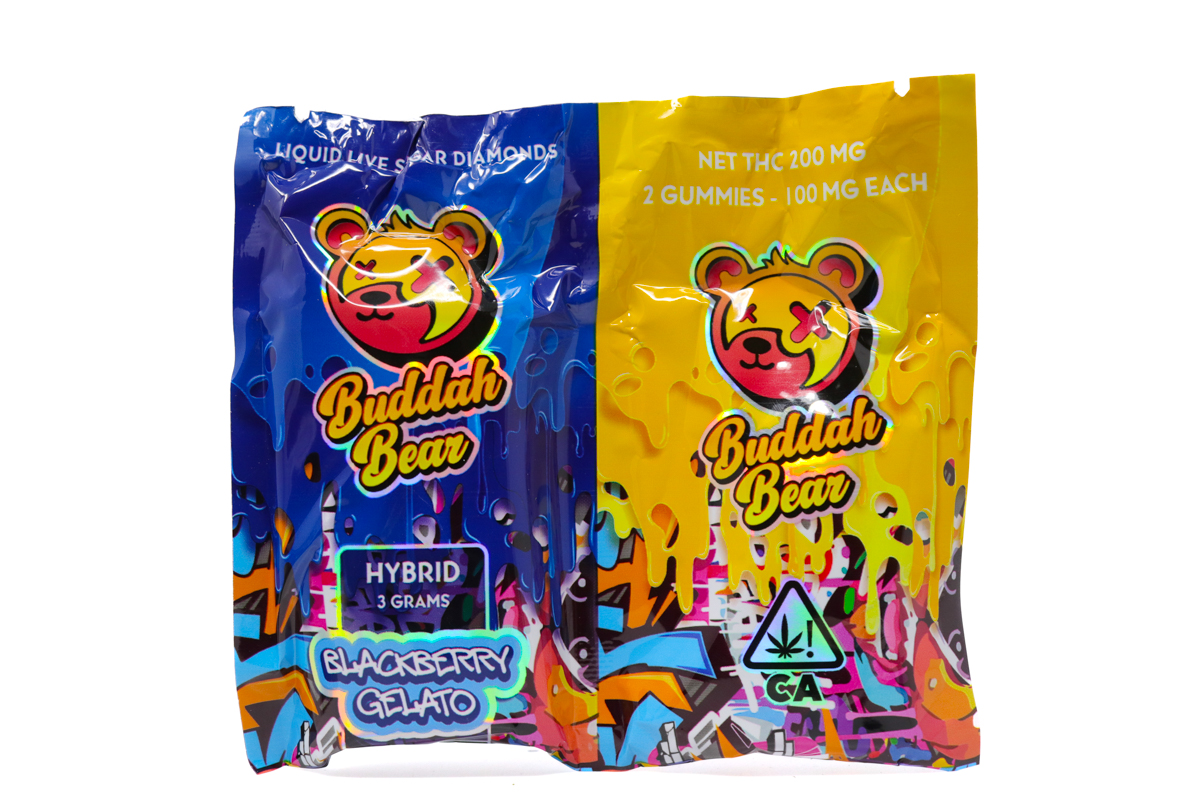Buddah Bear Sugar Diamond Dispo (3g) - Blackberry Gelato