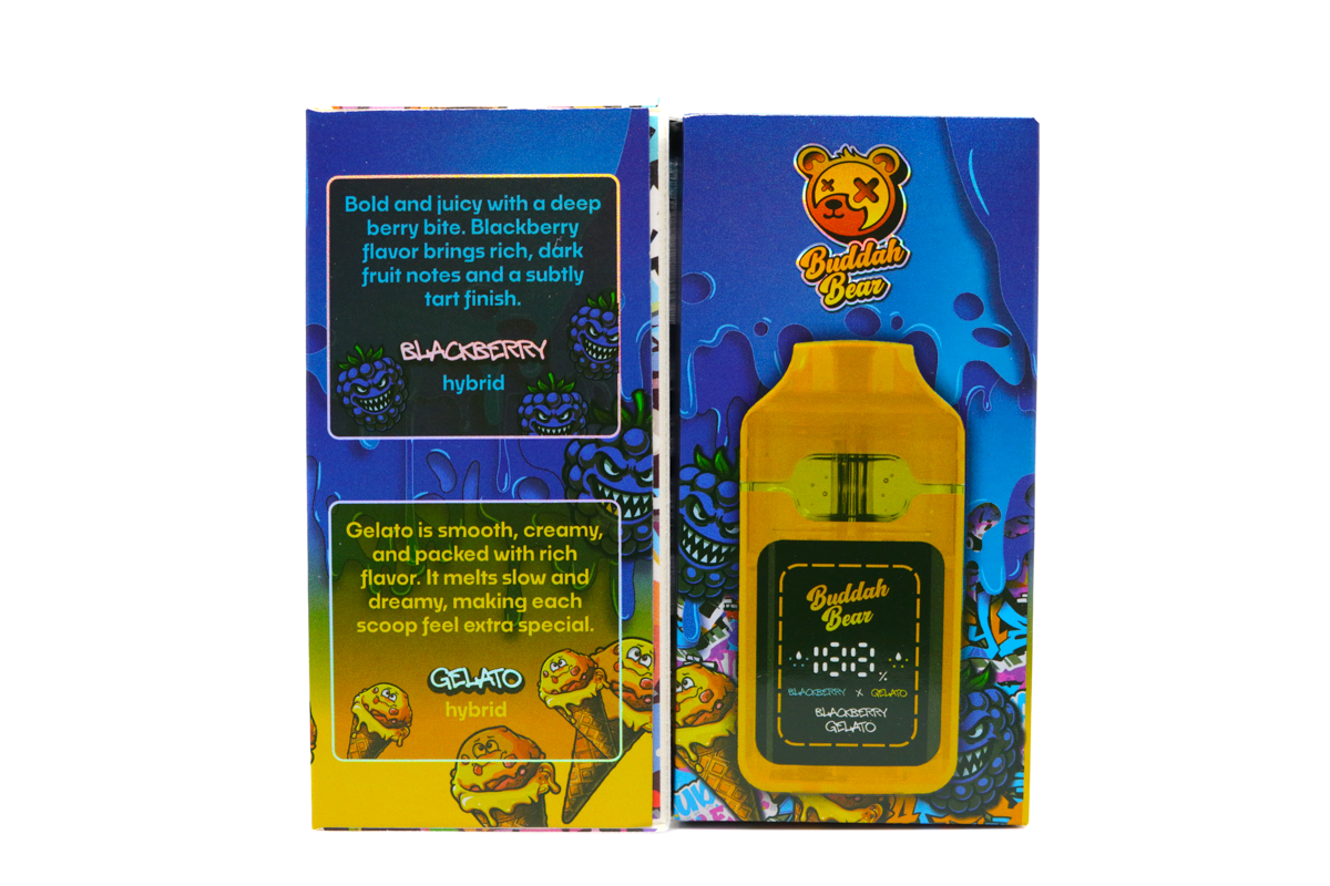 Buddah Bear Sugar Diamond Dispo (3g) - Blackberry Gelato - Image 2