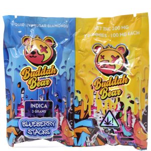 Buddah Bear Sugar Diamond Dispo (3g) - Blueberry Stacks