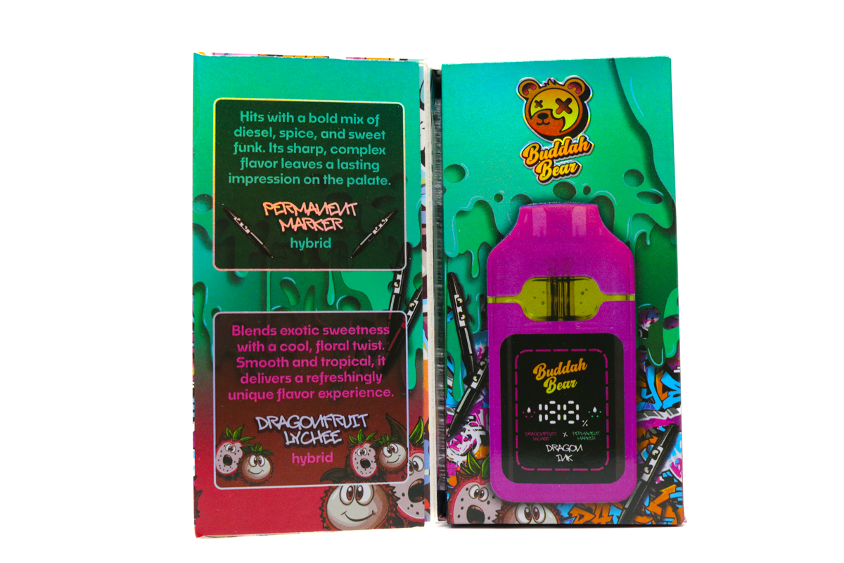 Buddah Bear Sugar Diamond Dispo (3g) - Dragon Ink - Image 2
