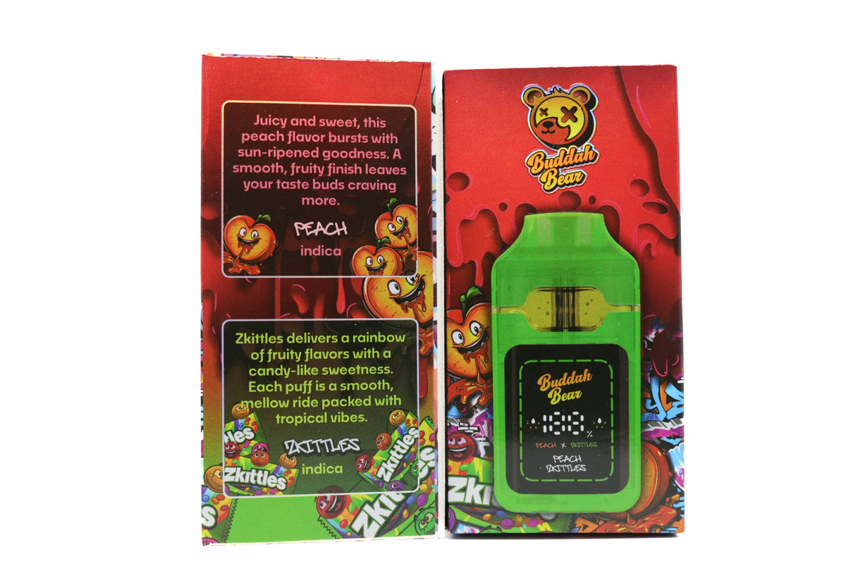 Buddah Bear Sugar Diamond Dispo (3g) - Peach Zkittles - Image 2
