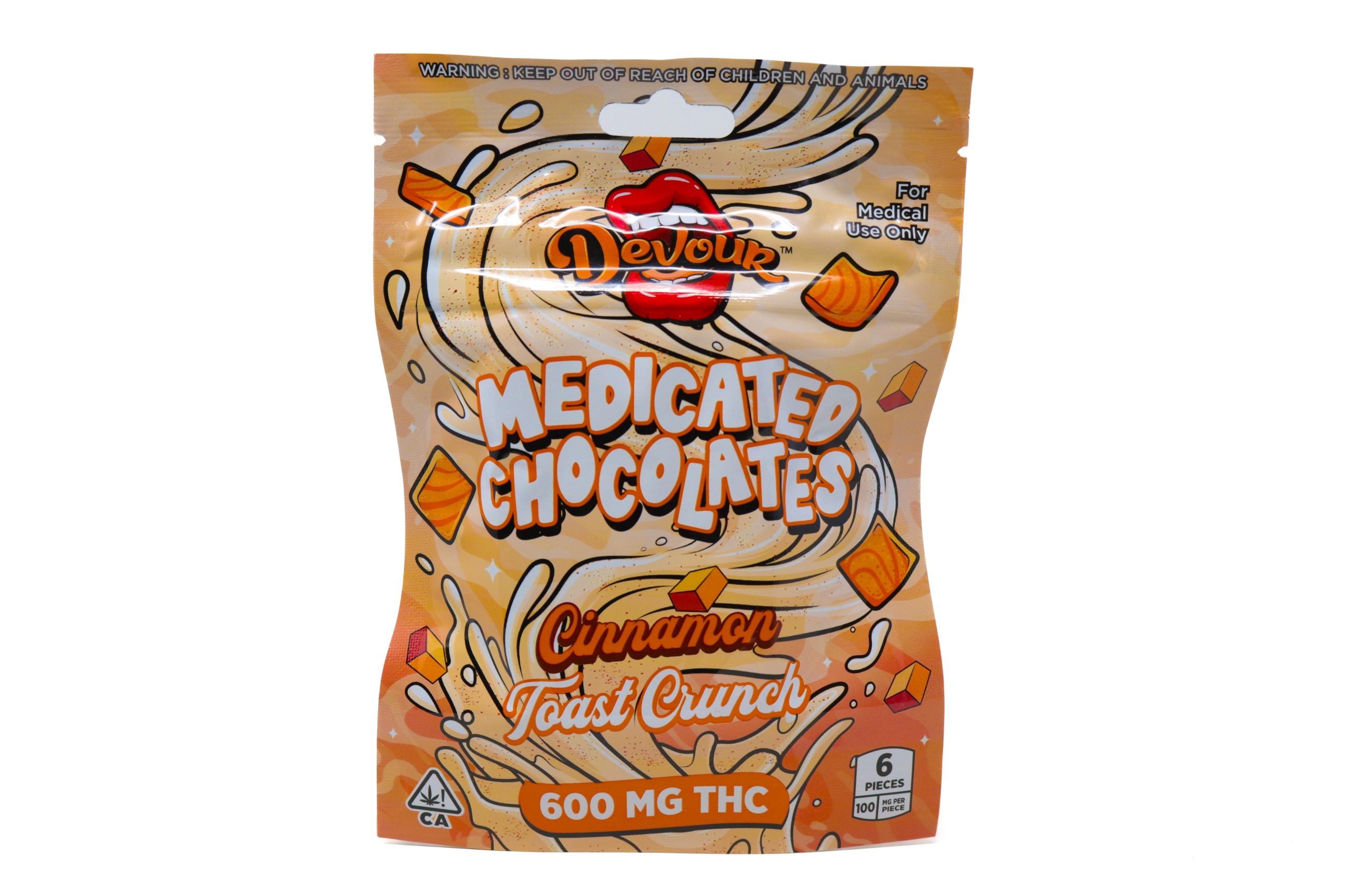 Devour Medicated Chocolates (600mg) - Cinnamon