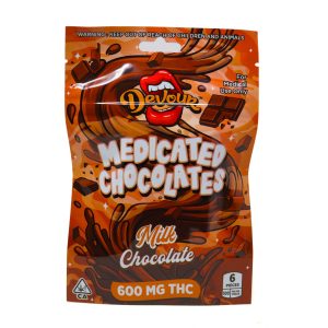 Devour Medicated Chocolates (600mg) - Milk Chocolate